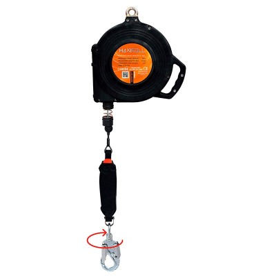 Anticaídas retráctil 10 m cable para uso horizontal y vertical Mod. 80810 | Safetop