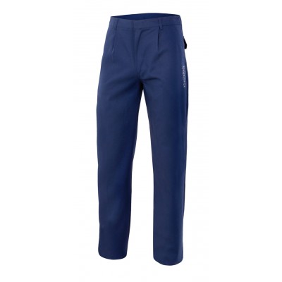 Pantalón largo ignífugo permante azul marino Mod. 603001 | Velilla