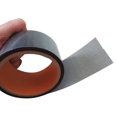 Cinta adhesiva de fibra de vidrio para reparación de mosquiteras 5 x 200 cm