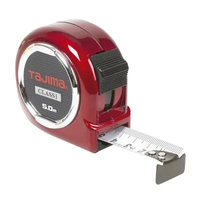 Flexómetro plástico ABS con recubrimiento anti reflex 5 m x 25 mm con freno - mod. Sigma Hi-Lock | Tajima
