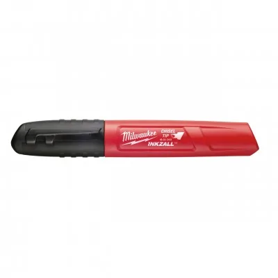 Rotulador marcador de punta cincelada 1 - 4,8 mm negro INKZALL | Milwaukee