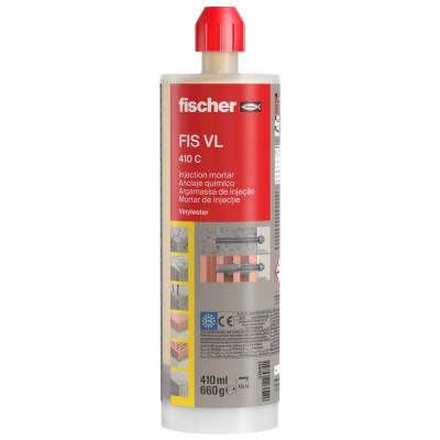 Taco químico viniléster FIS VL 410 ml | Fischer