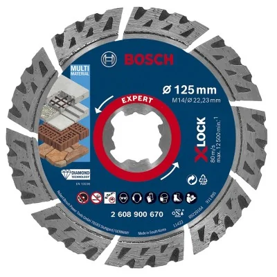 Disco de diamante Expert multimaterial Ø125 mm (ref. 2608900670) | Bosch