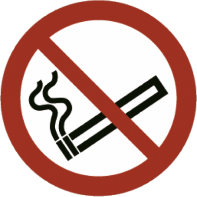 Señal adhesiva prohibido fumar