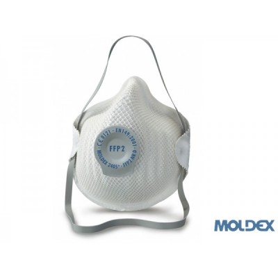 Mascarilla respiratoria desechable 2405 con válvula FFP2 Moldex