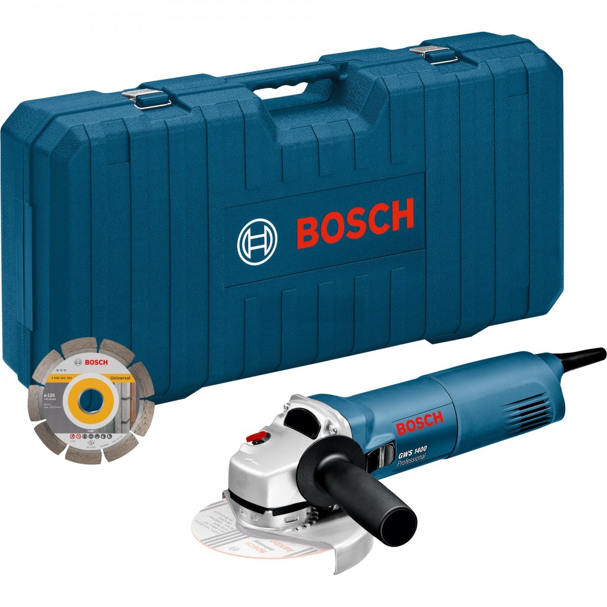 Amoladora Bosch PWS 750W con maletín y disco diamante