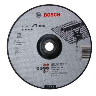 Disco corindon Expert INOX Ø230x1.9MM Bosch