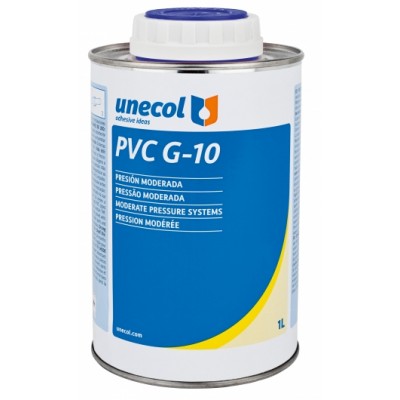 Adhesivo PVC desagües G-10 bote de 1L