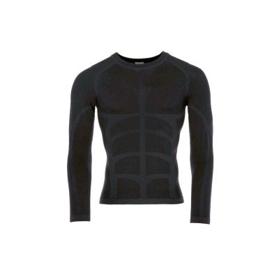 Camiseta térmica poliamida color negro - Skynet Valento