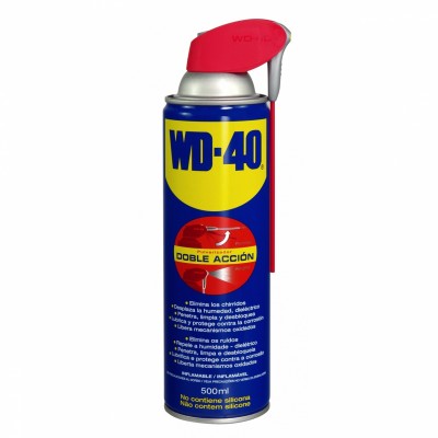 Spray lubricante multiuso de doble acción - 500 ml - WD-40