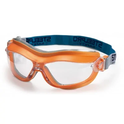 Gafas integrales con banda elástica color naranja - 2188-GIX7 Marca