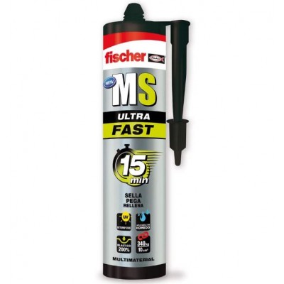 MS adhesivo ultra rápido 290ml Blanco FISCHER